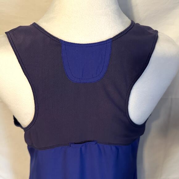Title Nine Blue Nimblene Golf Tank Dress with pocket Medium - Picture 5 of 12